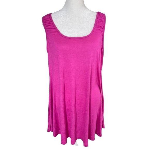 24Seven Pink Tank Dress - Picture 1 of 2